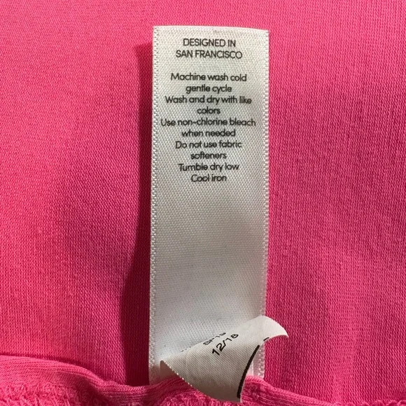 Athleta Tank Top Hot Pink Medium Workout Athletic Wear Athleisure Barbiecore - Picture 5 of 5